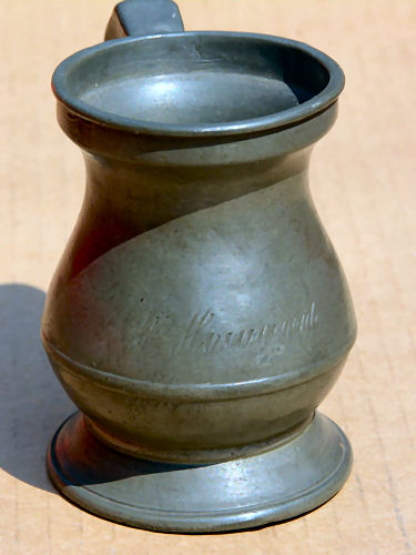 Pewter Mug 1860