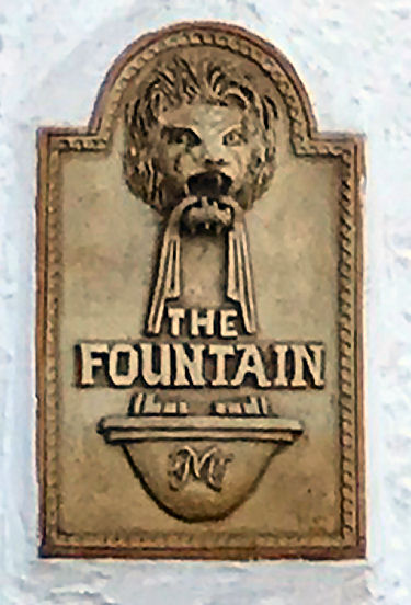 Fountain plaque 2020