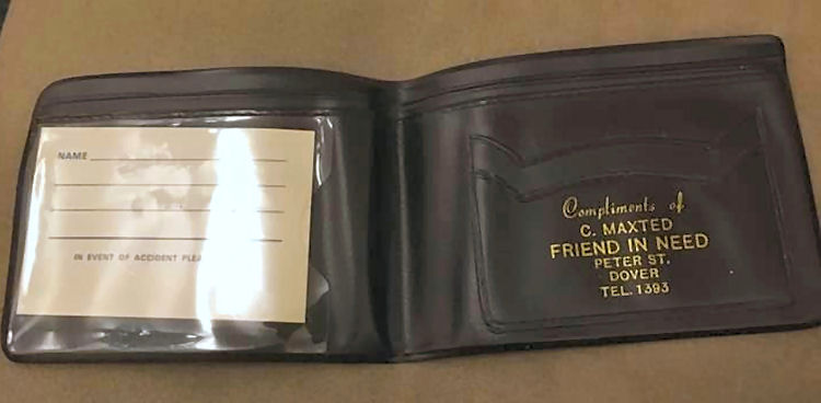 Friend in Need wallet 1970s