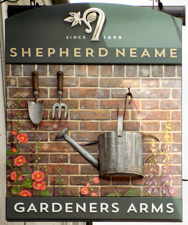 Gardeners Arms sign 2020
