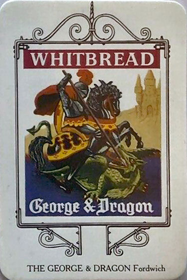 George and Dragon card