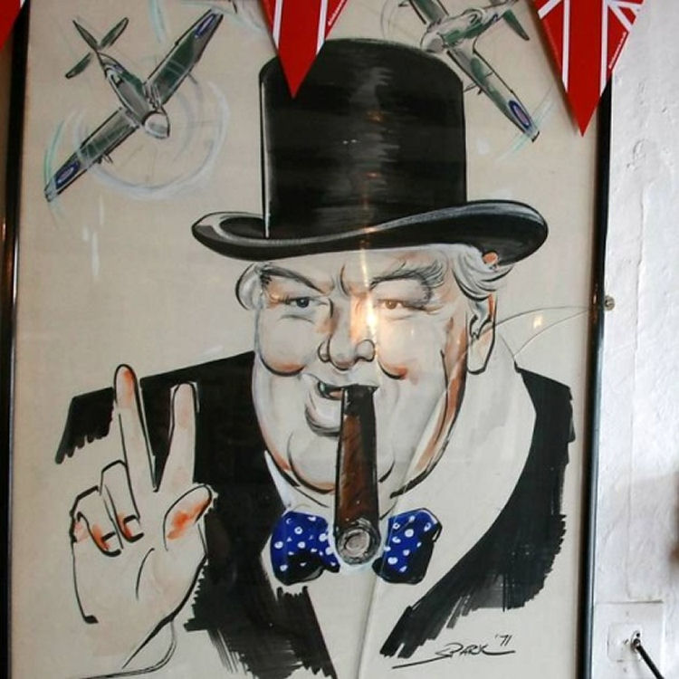 Winston Churchill mural