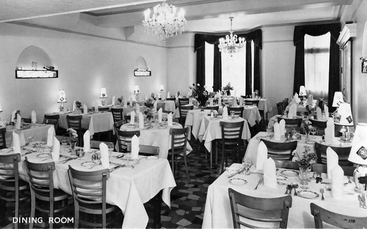 Holland House Hotel dining room