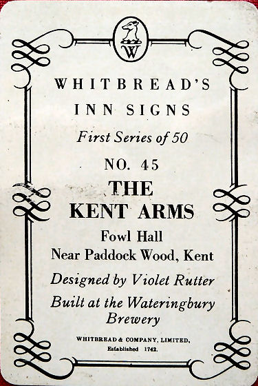 Kent Arms card 1949