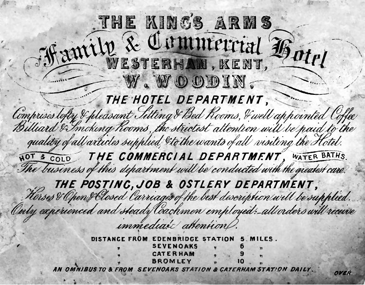 King's Arms card