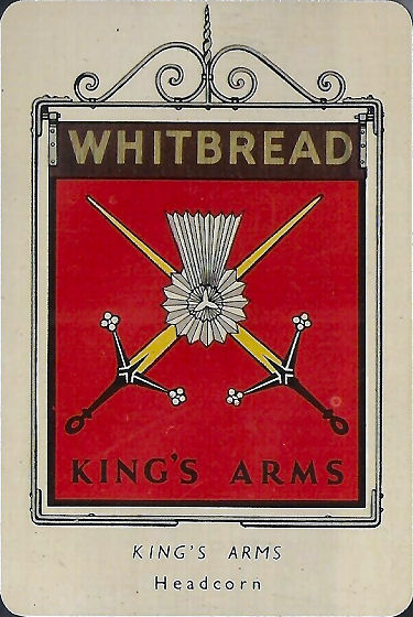 King's Arms card 1950