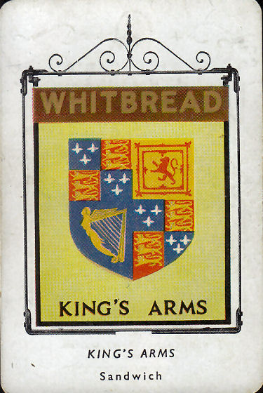 King's Arms card 1953