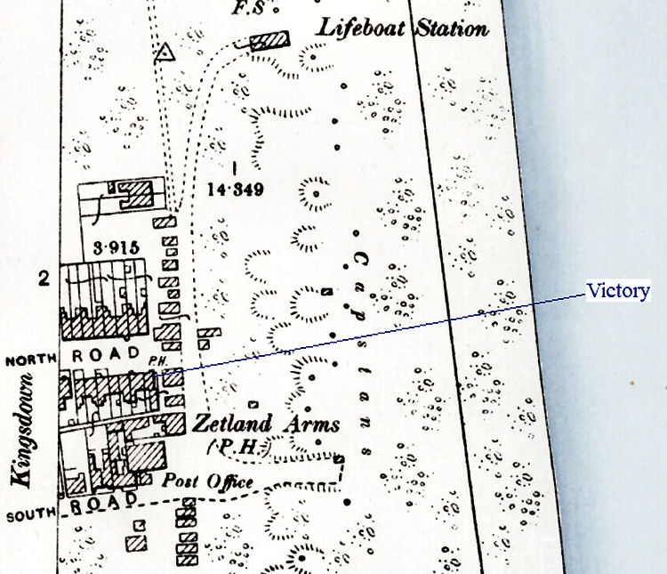 Kingsdown map 1896
