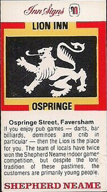Lion Inn Inn Sign passport 1982