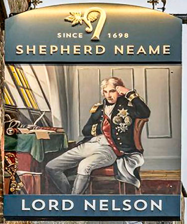 Lord Nelson sign 2020