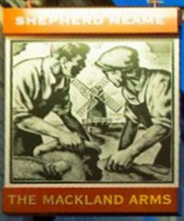Macland Arms sign 2019