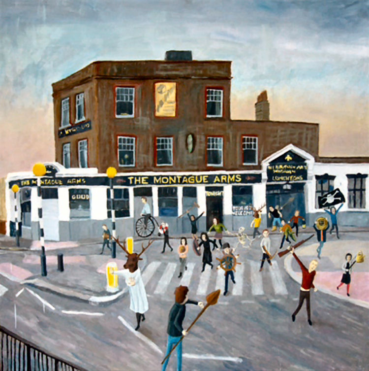 Montague Arms painting