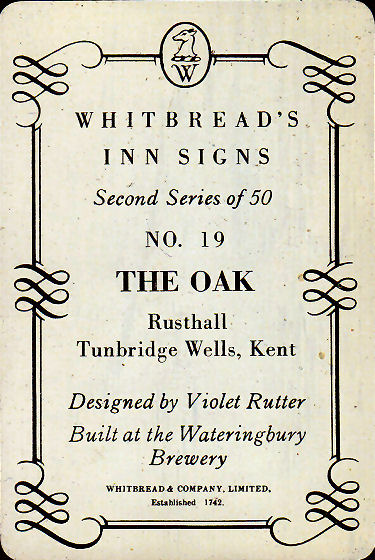 Oak card 1950