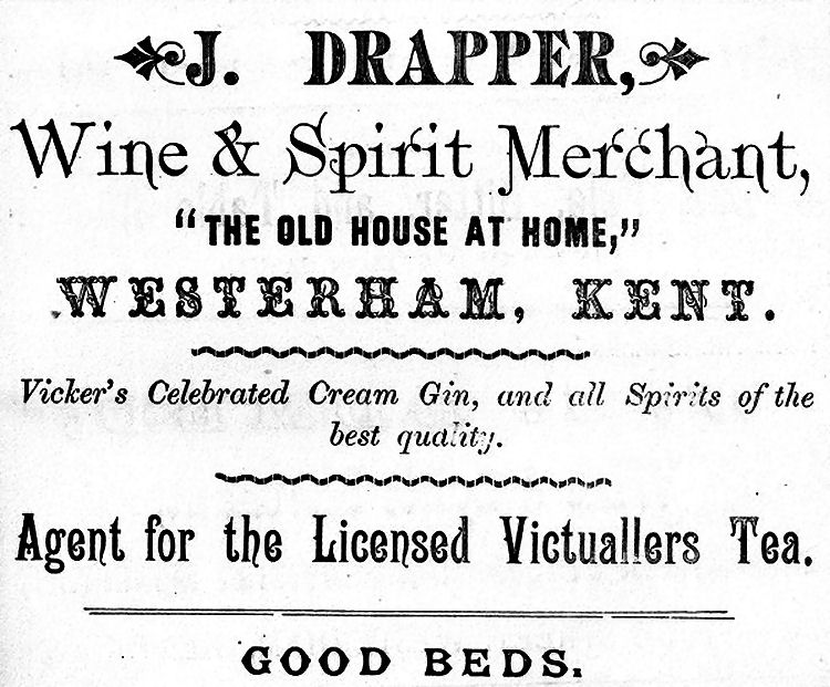 Old House at Home advert 1890s