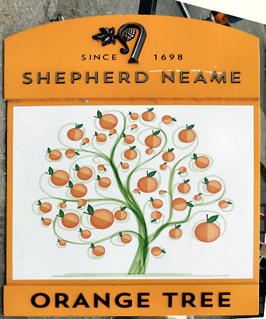 Orange Tree sign 2020