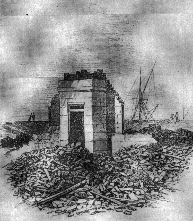 Ramains of George Rayner's house