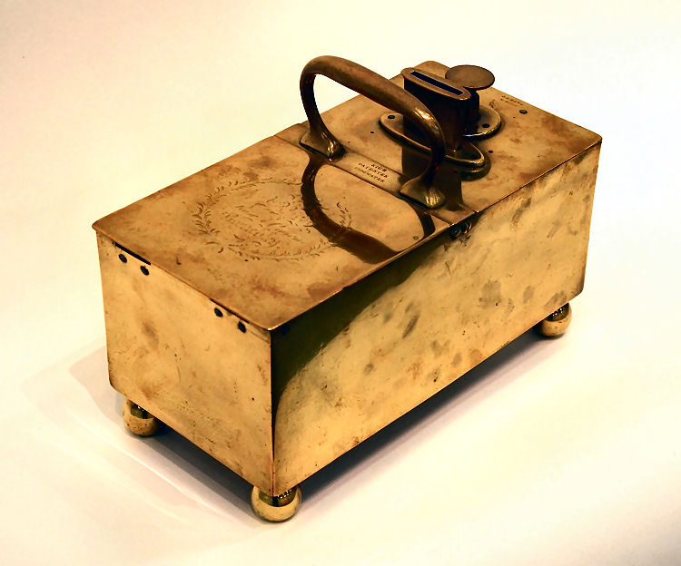 Rose and Crown tobacco box 1800s