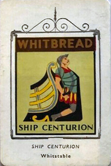 Ship Centurion card 1955