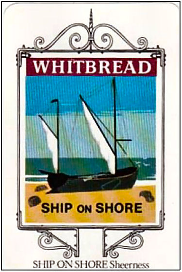 Ship on Shore card 1973