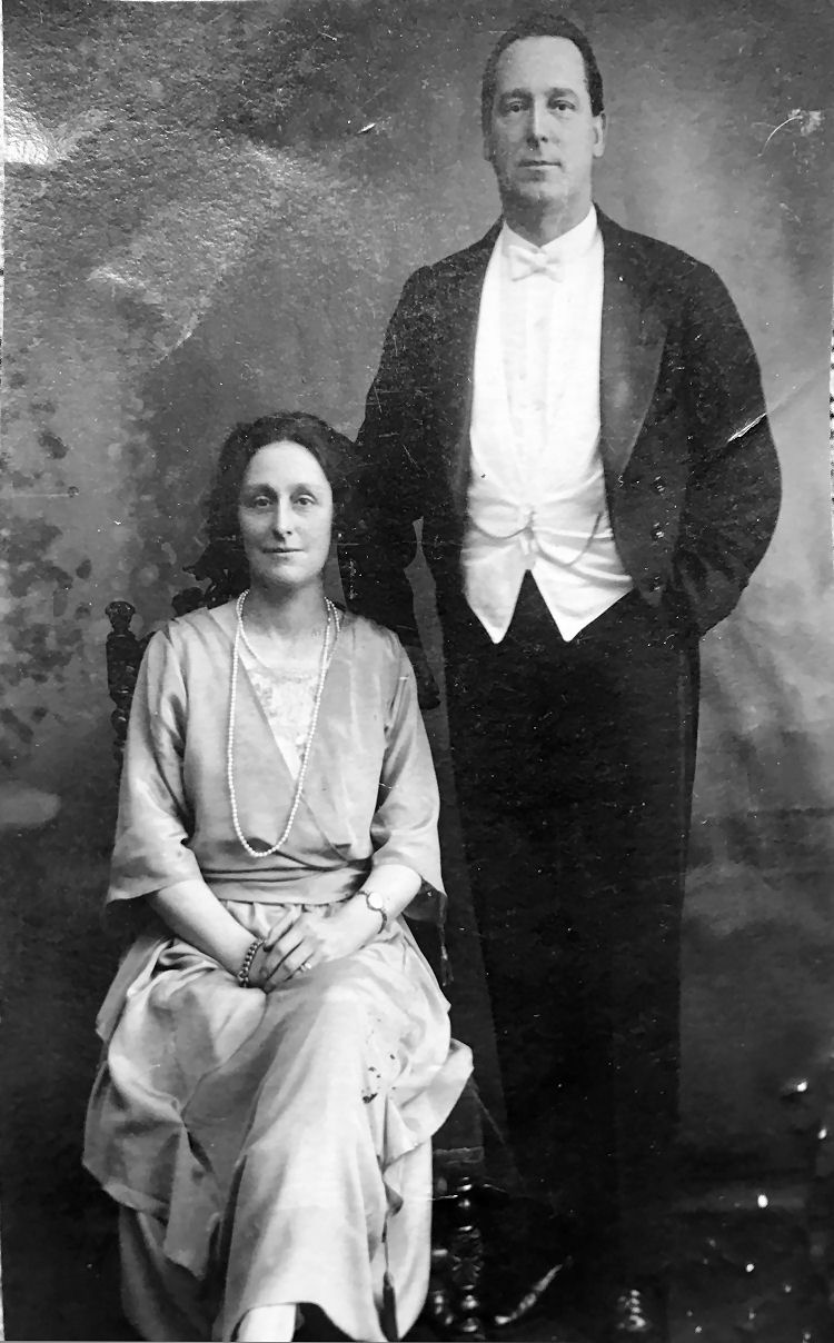 Sidney Thomas Ricketts with his wife Letitia Grace Brunmit/Ricketts