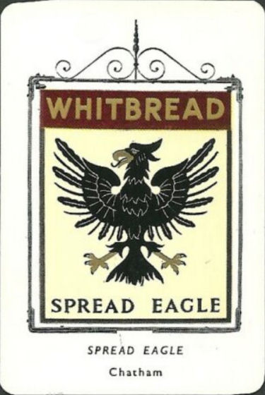 Spread Eagle card 1955