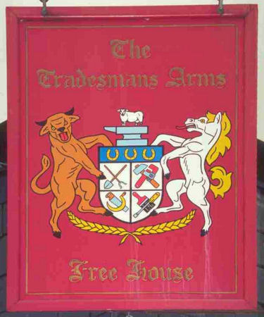 Tradesman's Arms sign Southborough