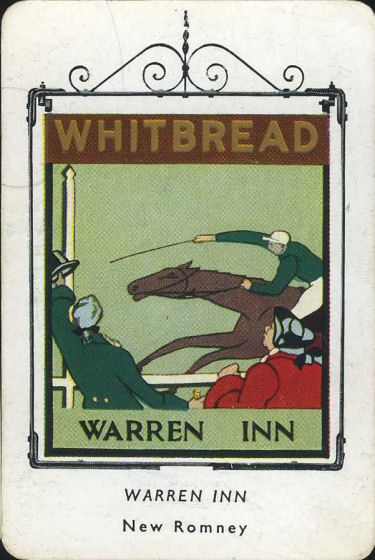 Warren Inn card 1953