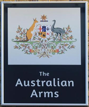 Australia Arms sign 2020