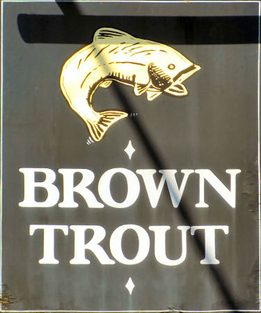 Brown Trout sign 2015