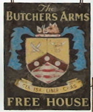 Butchers Arms sign
