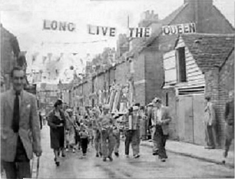 Cardinal's Cap street party 1953