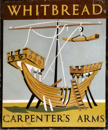 Carpenter's Arms sign 1950s