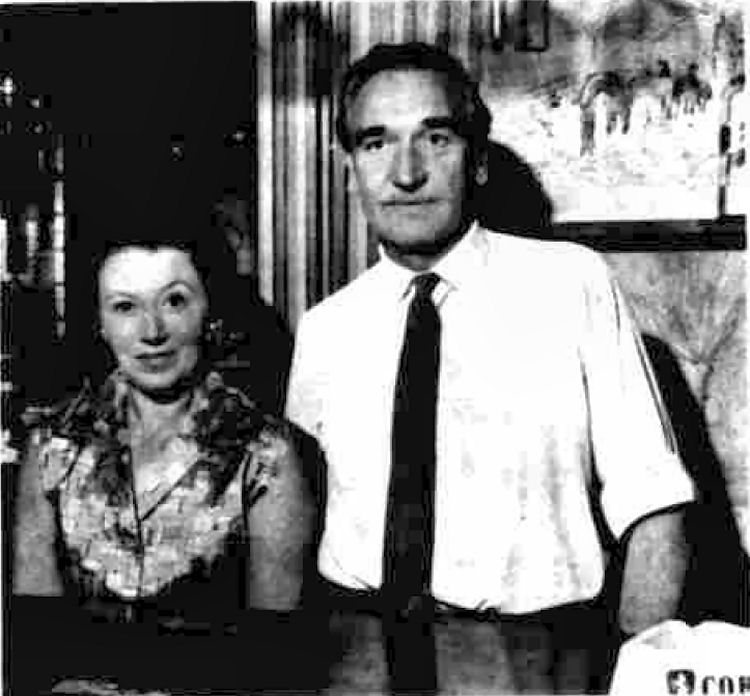 Mr Jack and Joan Bowles 1966