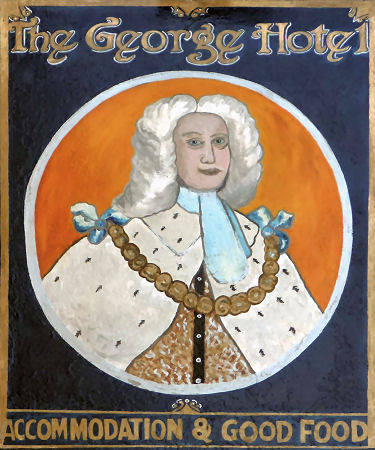 George Hotel sign 2015