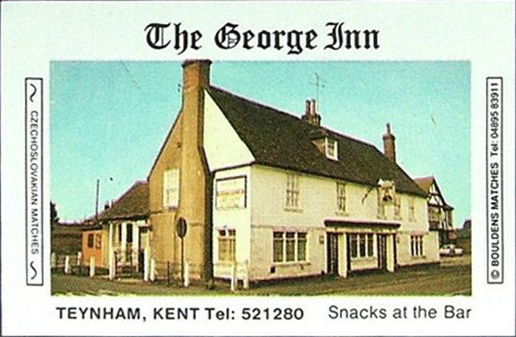 George Inn matchbox