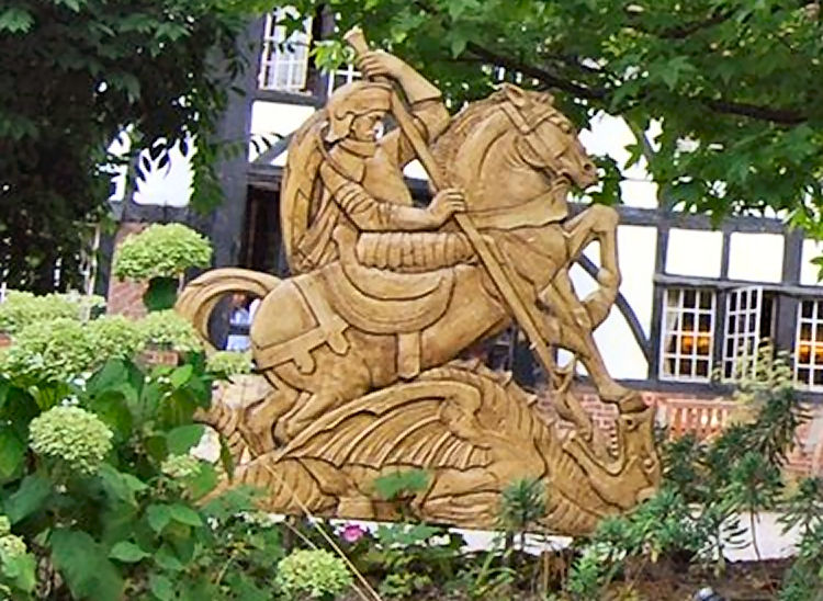 George and Dragon sign 2009