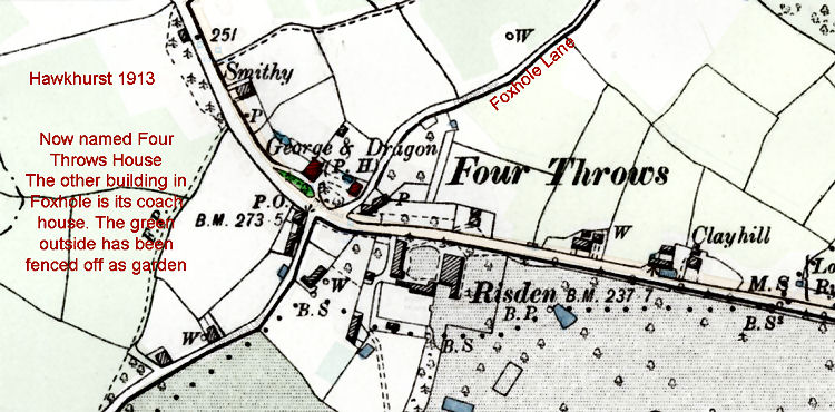Hawkhurst map 1913