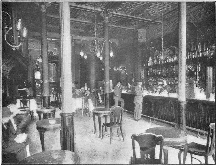 Horns Tavern lounge 1930s