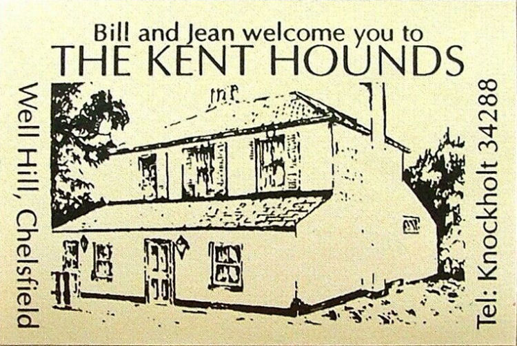 Kent Hounds matchbox