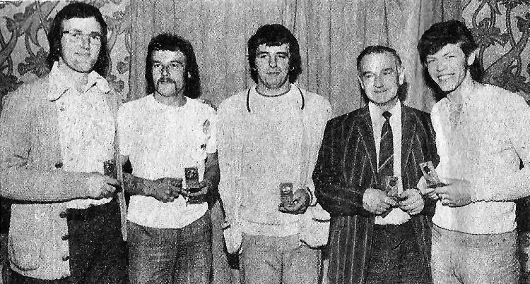 King's Head darts team 1974