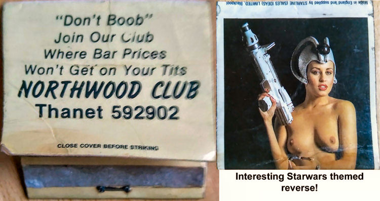 Norwood Club matchbox