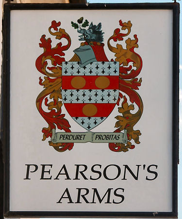Pearson's Arms sign 2017