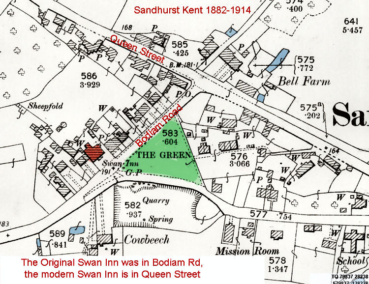 Sandhurst map