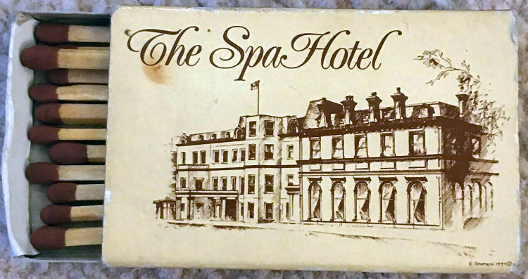 Spa Hotel matchbox