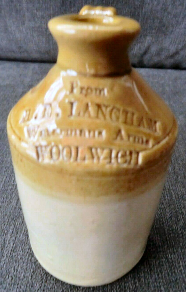 Waterman's Arms flagon 1870