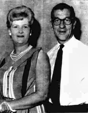John Hawkins and wife 1964