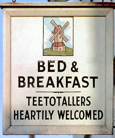 Windmill sign 1960s.
