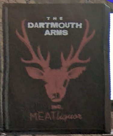Dartmouth Arms sign 2021
