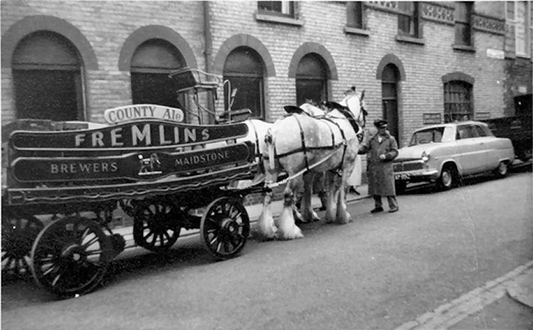 Fremlins Brewery Dray 1960s