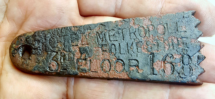 Hotel Metropole key fob